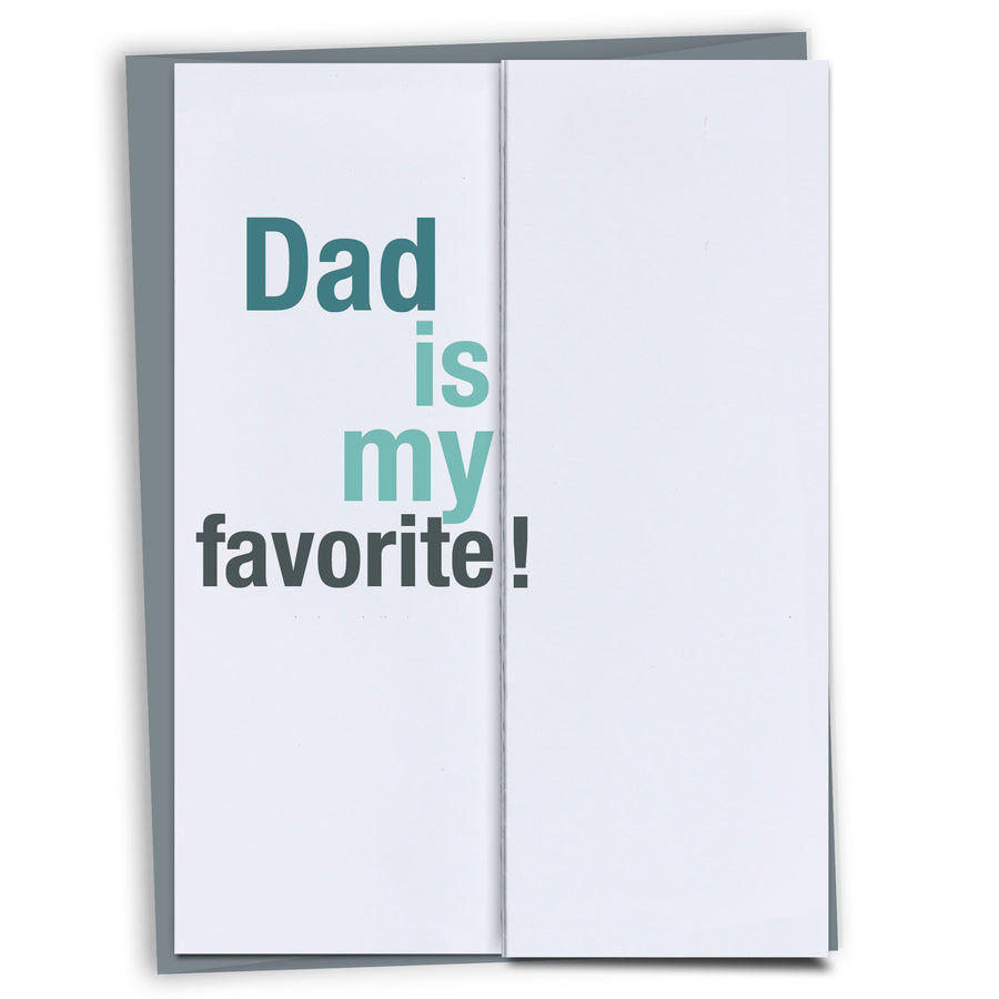 Dad's My Favorite Funny Mother's Day Card