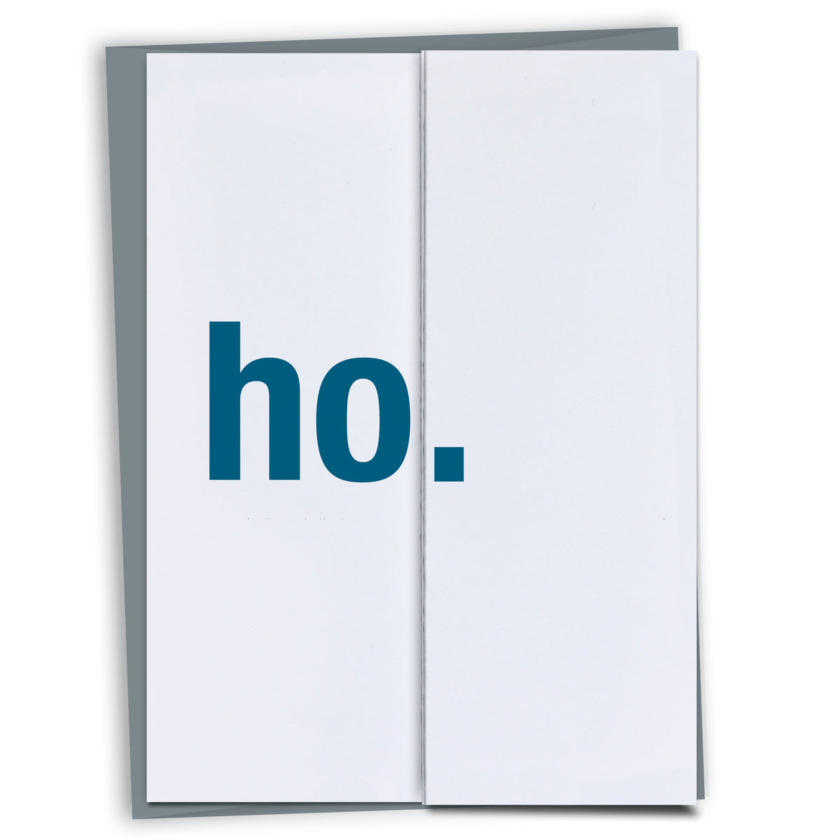Ho Naughty Christmas card for friend