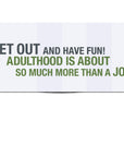Get a Job Funny Graduation Card reveal