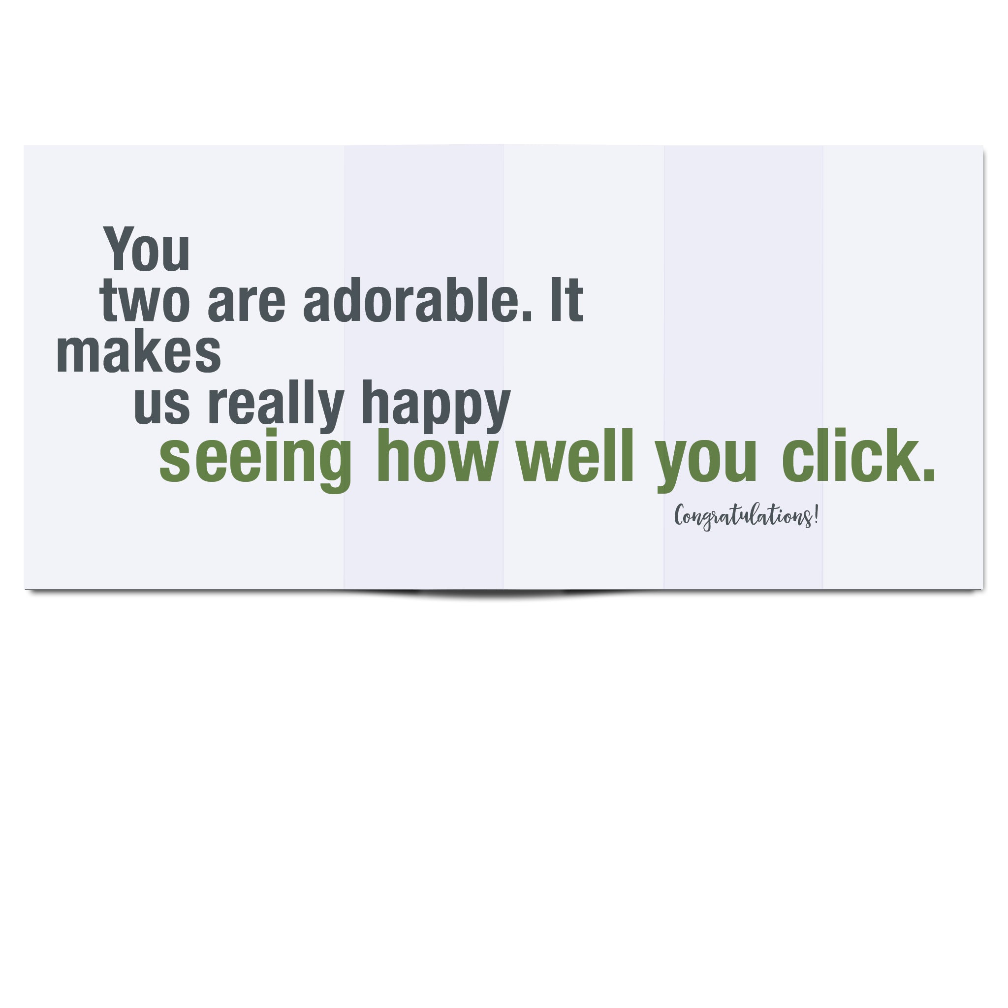 Make Me Sick Funny Congratulations Card FINCH and HARE