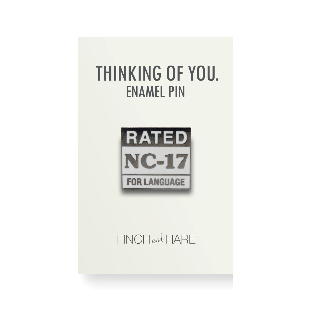NC-17 Enamel Pin