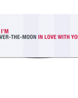I'm Over You Valentine's Day Card - inside of card
