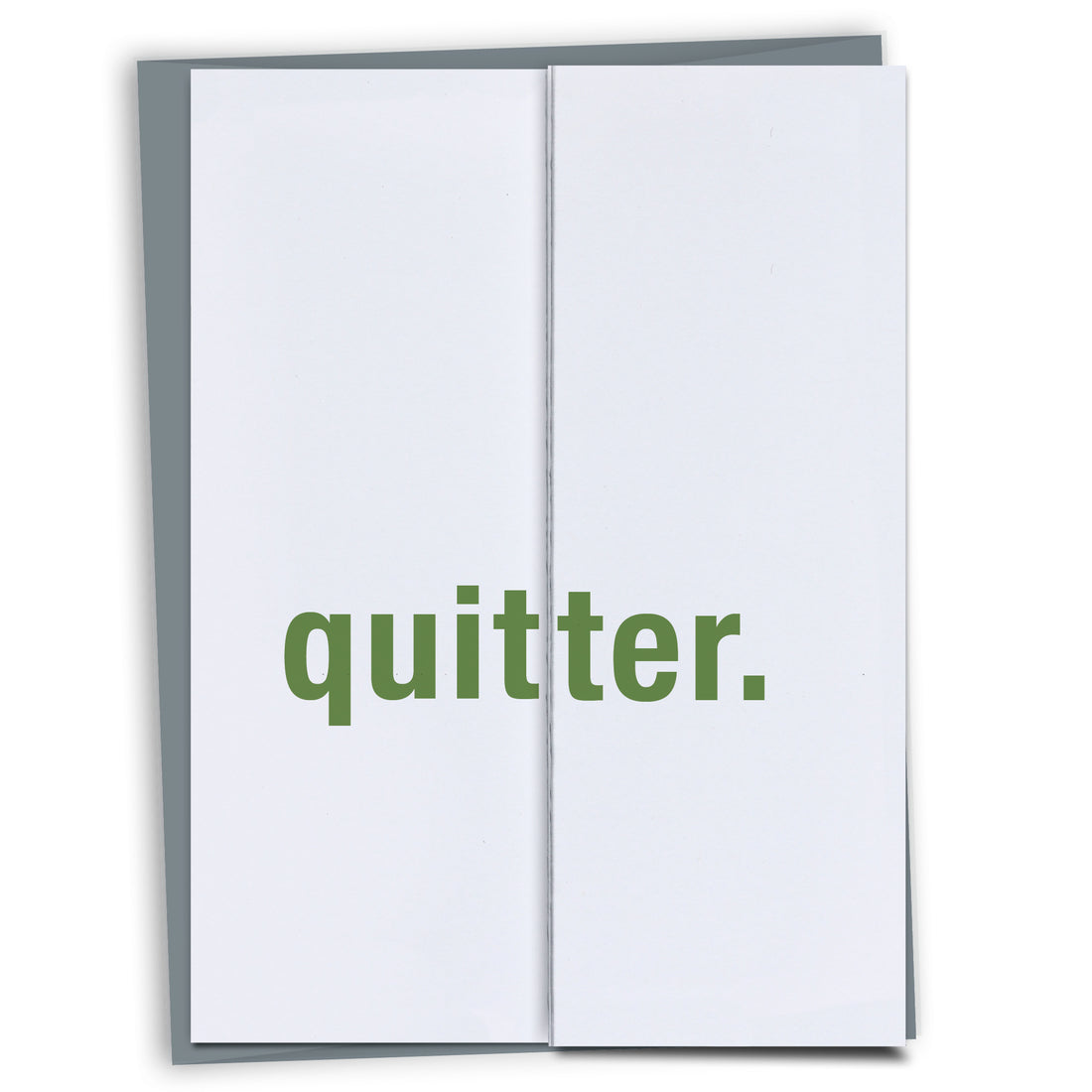 Quitter Unique Retirement Card