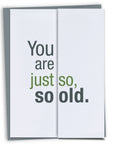 So Old Sarcastic Birthday Card