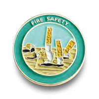 Fire Safety Enamel Pin