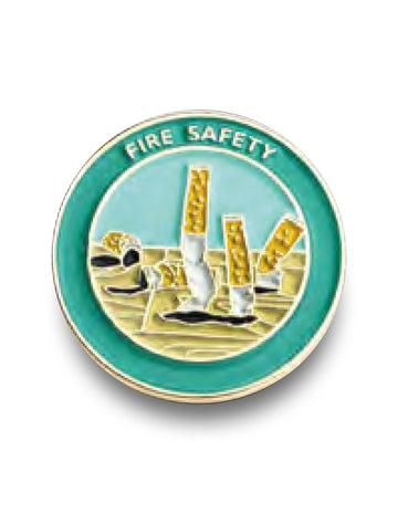 Fire Safety Enamel Pin