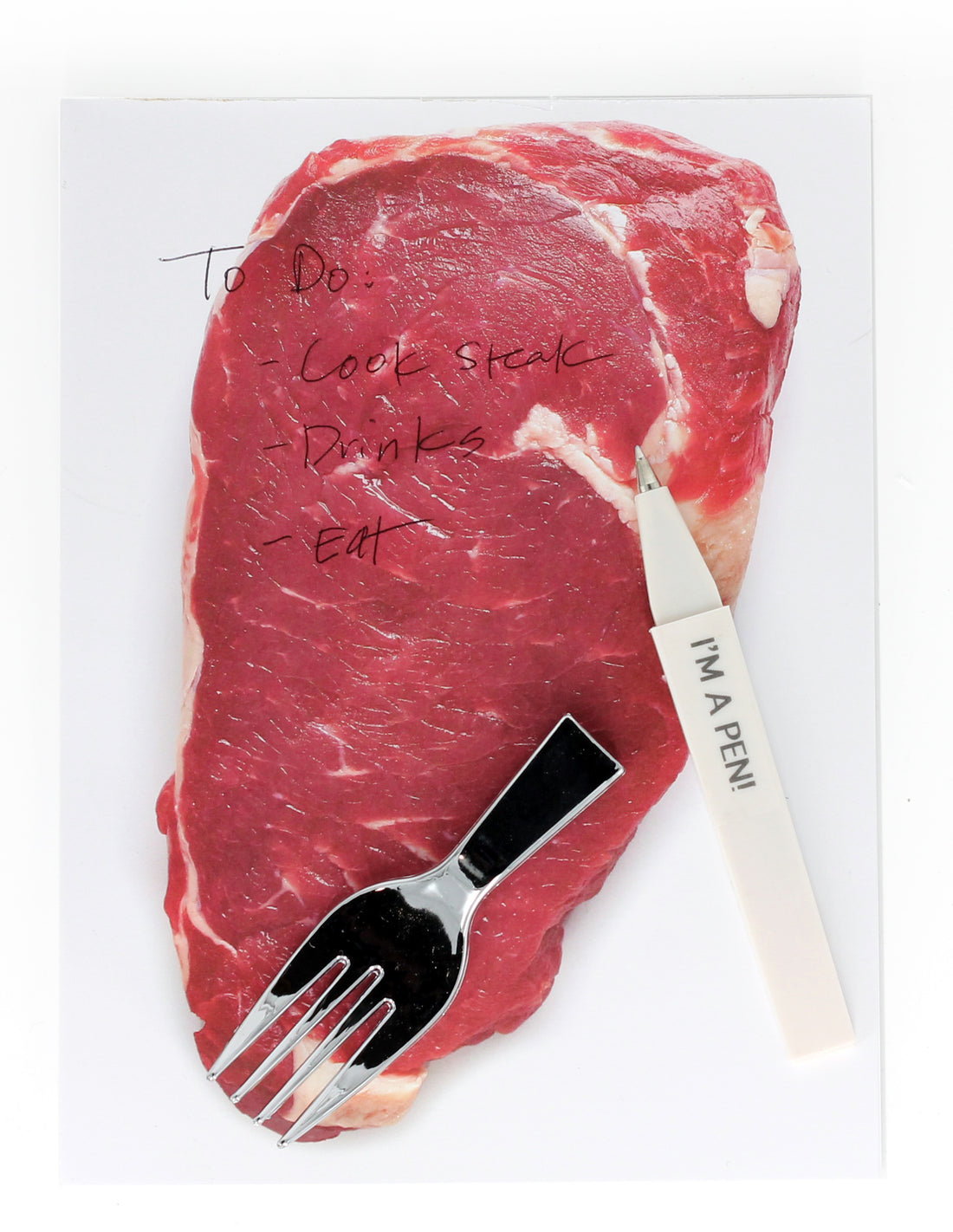 Steak and Potato Note Pad / Sticky Notes