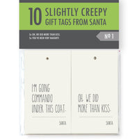 Creepy Santa Gift Tags - Set #1