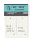 Creepy Santa Gift Tags - Set 