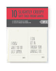 Creepy Santa Gift Tags - Set 