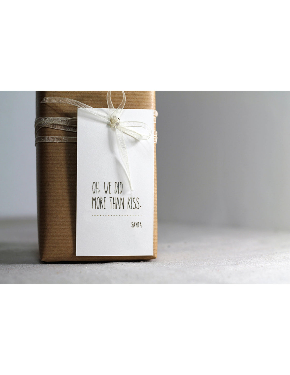 Creepy Santa Gift Tags - Set 